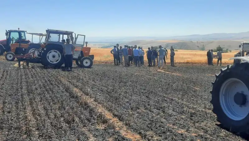 Yozgat’ta Korkunç Yangın: 100 Dönüm Tarım Alanı Kül Oldu