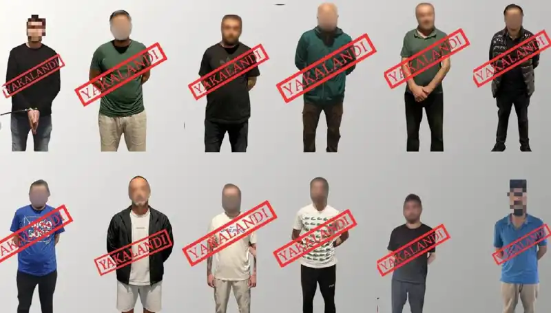 Ulusal Seviyede Aranan 12 Kişi, Kırmızı Bültenle Yakalandı!